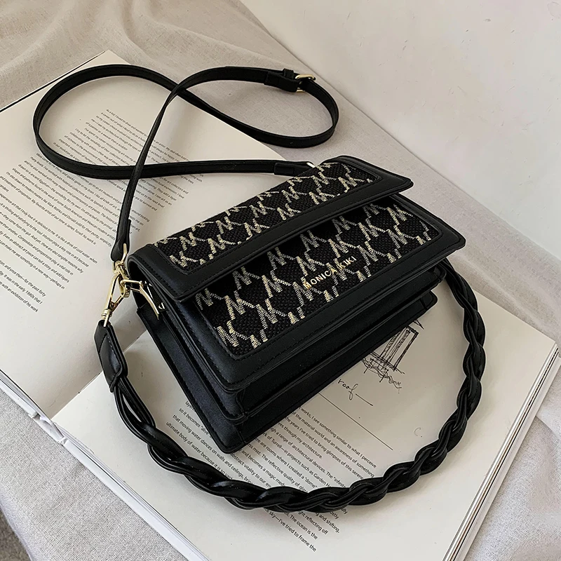 

с доставкой Shoulder Handle Small PU Leather Crossbody Bags for Women 2020 Shoulder Handbags and Purses Women's Hand Bag